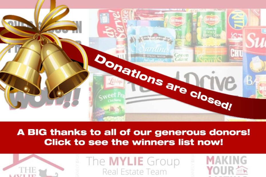 winners mylie group food and toy drive
